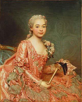 Alexander Roslin The Baroness de Neubourg-Cromiere oil painting picture